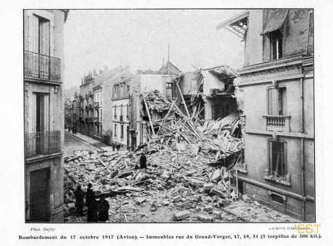 Bombardement du 17 octobre 1917 (Nancy)